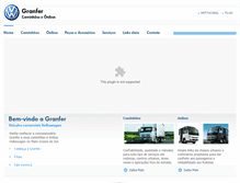 Tablet Screenshot of granfercaminhoes.com.br
